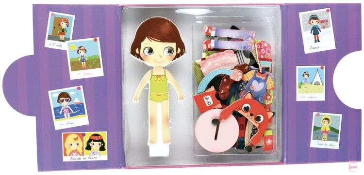 Vilac Vilac Magnetic-Dressing Chloe's Wardrobe