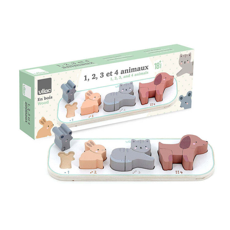 Vilac Vilac Sarah Betz-1,2,3 et 4 Animals