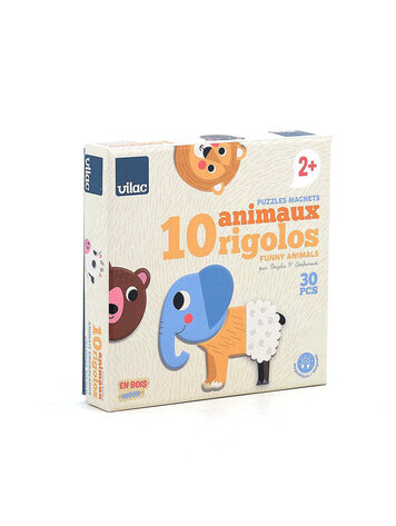 Vilac Vilac Ingela P.Arrhenius- Mix & Match Animal Magnets