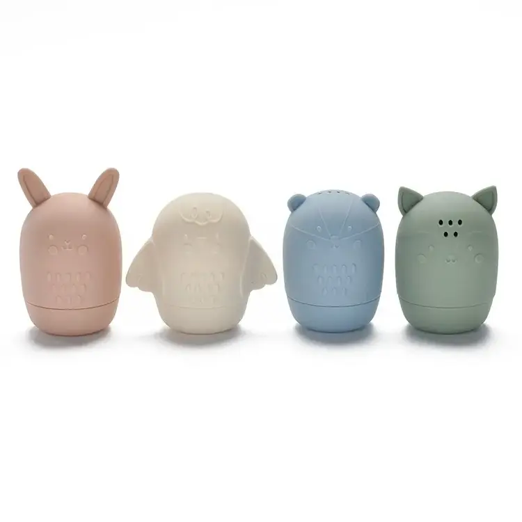 Nouka Lot de 4 Jouets De Bain Animaux Noüka