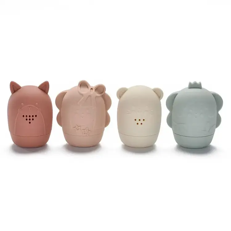 Nouka Lot de 4 Jouets De Bain Animaux Noüka