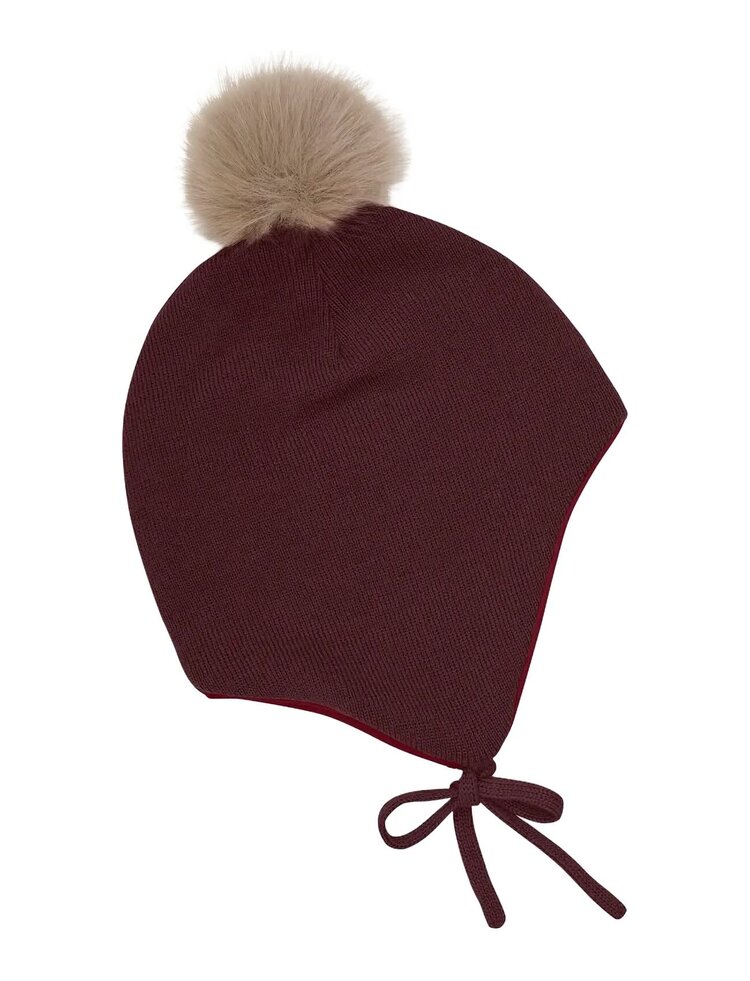 Minymo Minymo Hat with Detachable Pompom