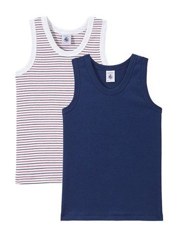 Petit Bateau 2 TANK TOPS PETIT BATEAU