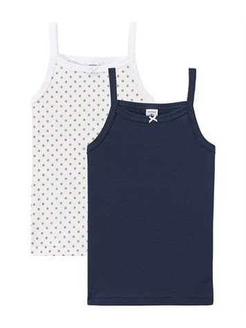 Petit Bateau 2 TANK TOPS PETIT BATEAU