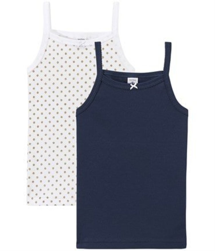 Petit Bateau LOT 2 DÉBARDEURS PETIT BATEAU