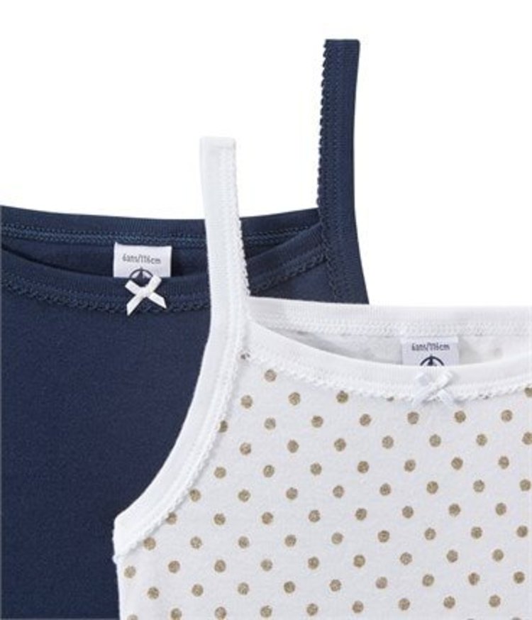 Petit Bateau LOT 2 DÉBARDEURS PETIT BATEAU