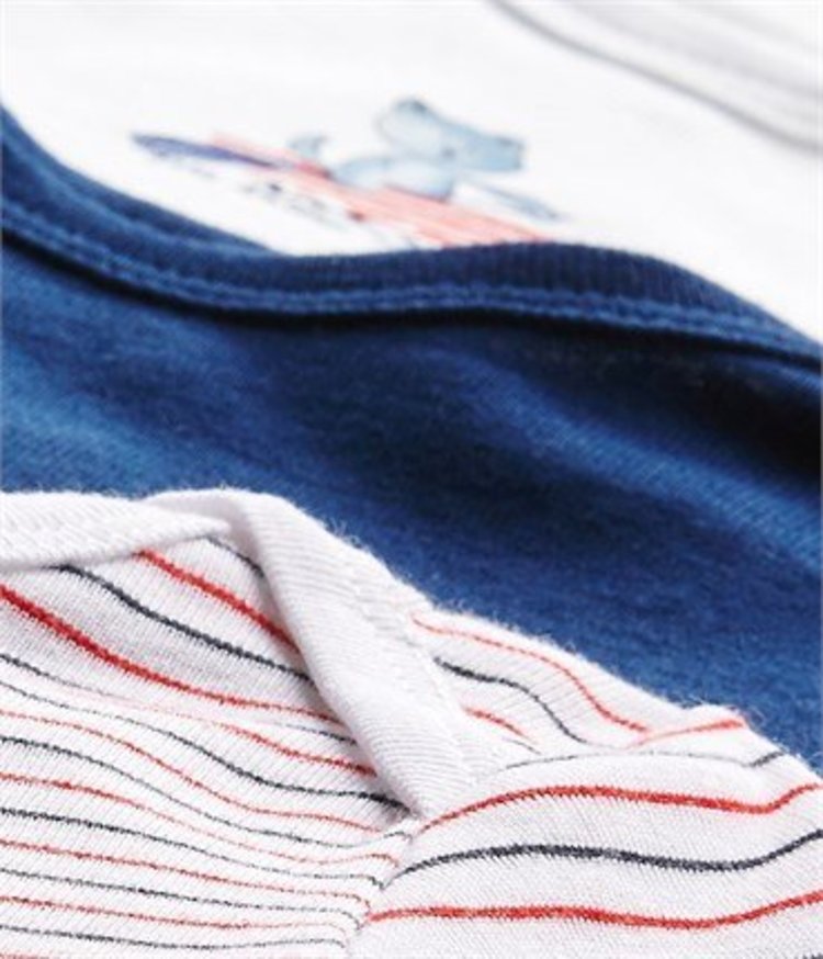Petit Bateau LOT 3 CACHES-COUCHE PETIT BATEAU