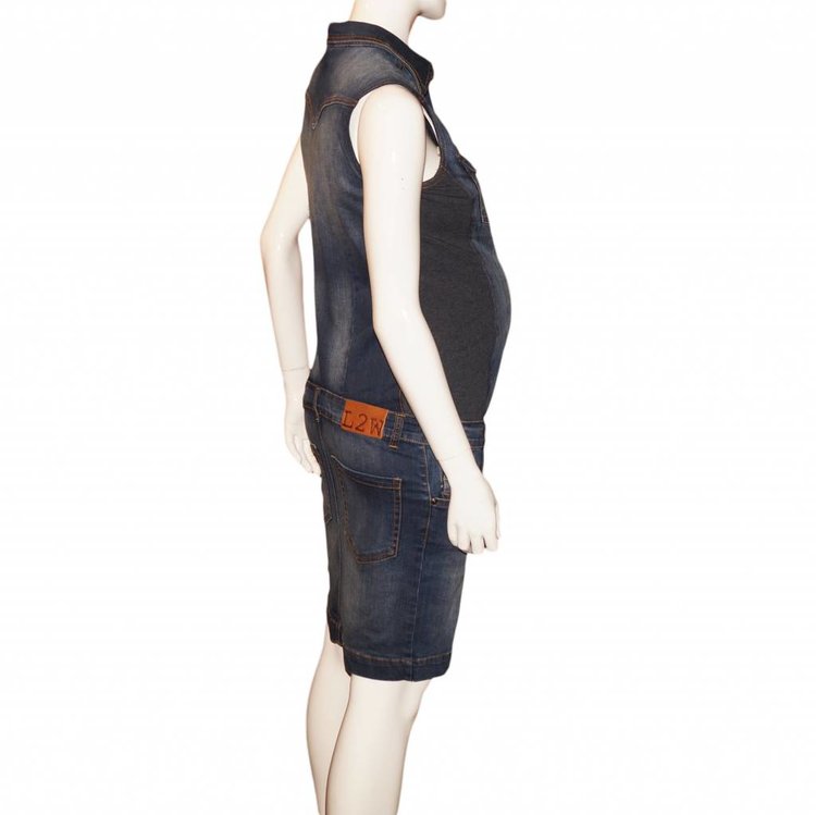 Love 2 Wait Robe en jean maternité L2W, CR