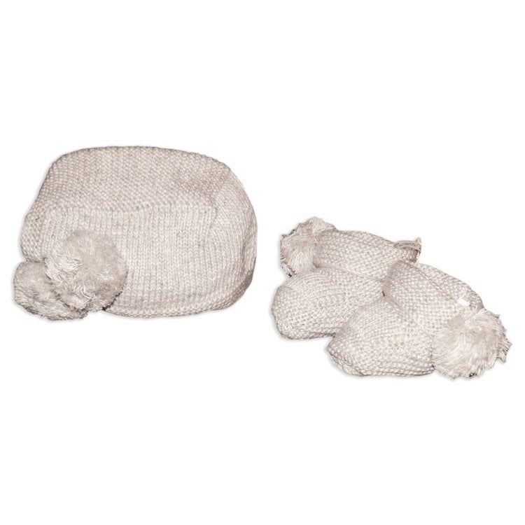 Pureté du Bébé Pureté de Bébé Girl's Hat & Booties