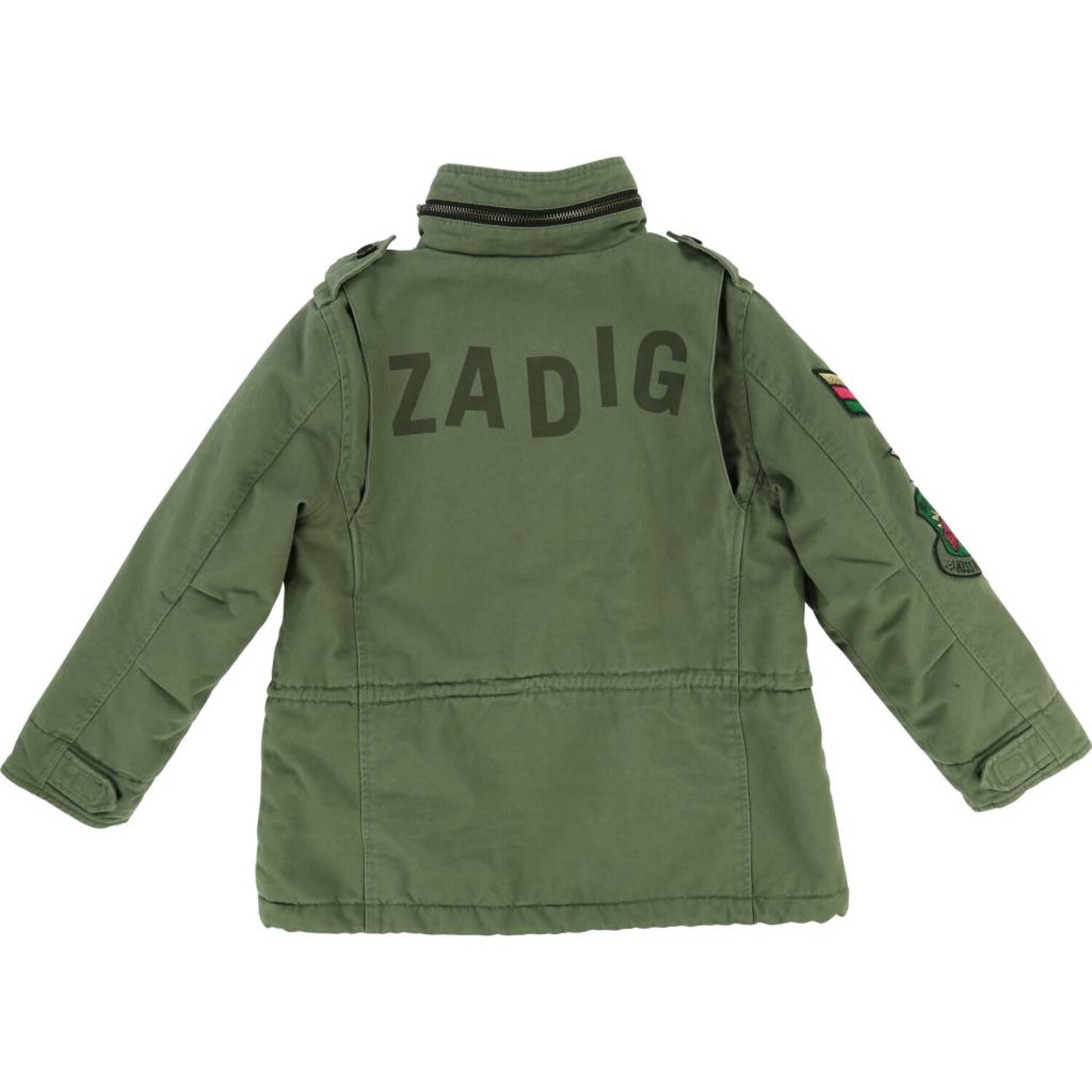 Manteau, Zadig&Voltaire, 7-8Ans, Fille, Kaki, X16027, AH Manteau, Zadig&Voltaire, 7-8Ans, Fille, Kaki, X16027, AH