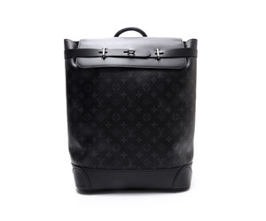 Louis Vuitton Steamer Monogram Eclipse Backpack Bag Black