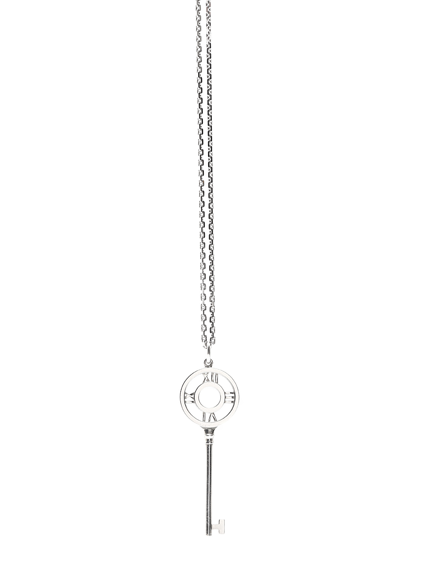 TIFFANY \u0026 CO. Silver Atlas Key Pendant 
