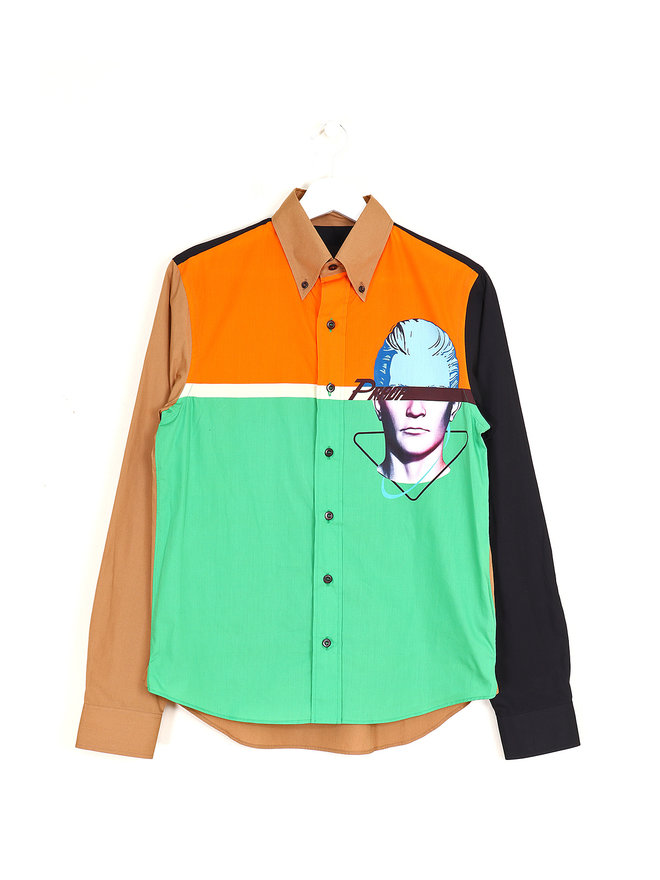 PRADA Color Block Shirt
