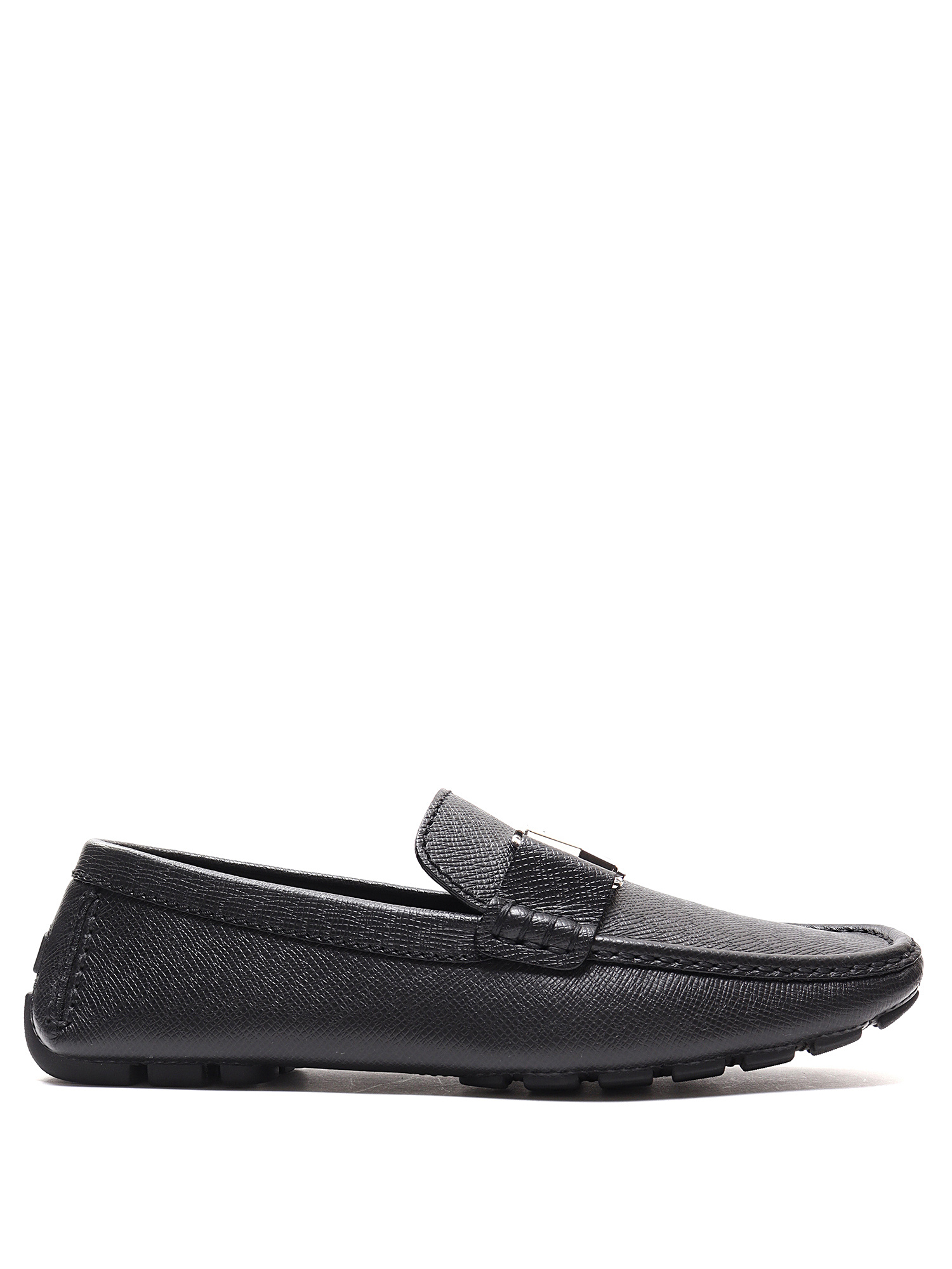 Louis Vuitton Monte Carlo Moccasin Black Taiga