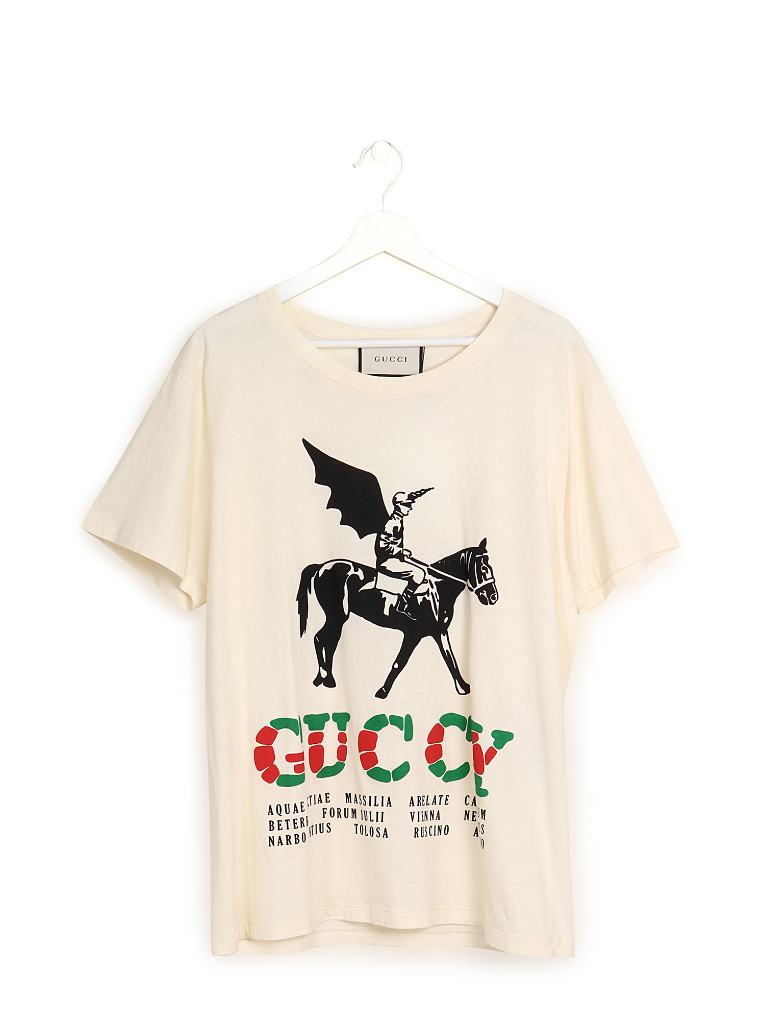 GUCCI Winged Jockey Logo T-Shirt | RUSE