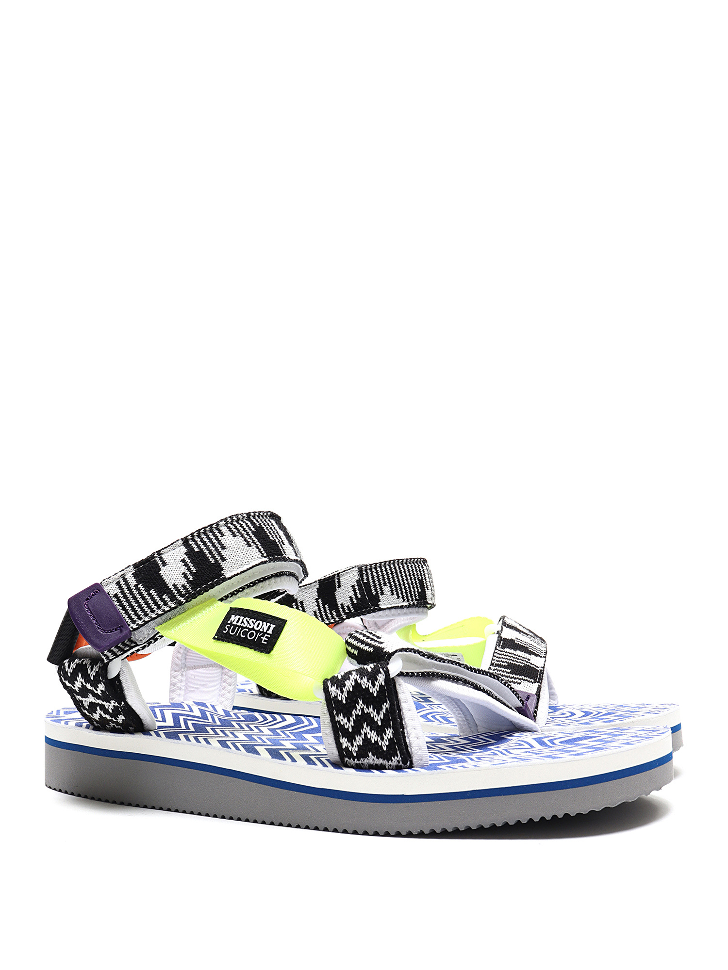 MISSONI x SUICOKE Nylon Webbing Multi Strap Sandals RUSE