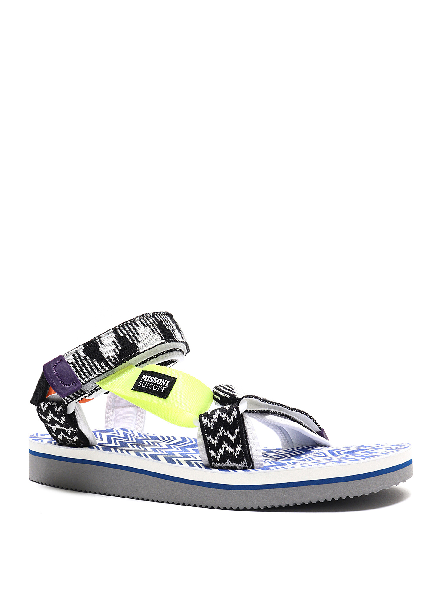 MISSONI x SUICOKE Nylon Webbing Multi Strap Sandals RUSE