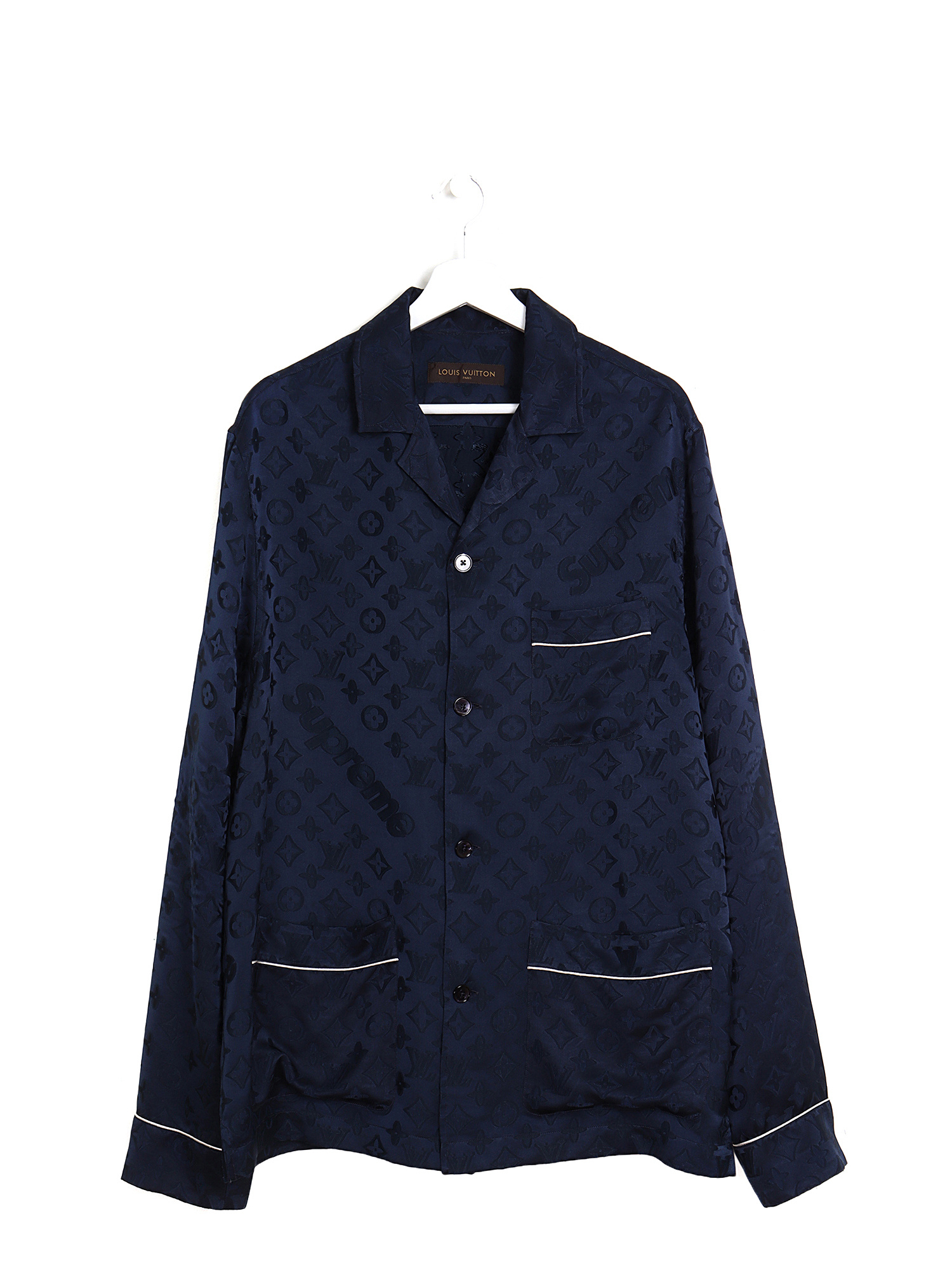 Louis Vuitton x Supreme Monogram Jacquard Silk Pyjama RUSE