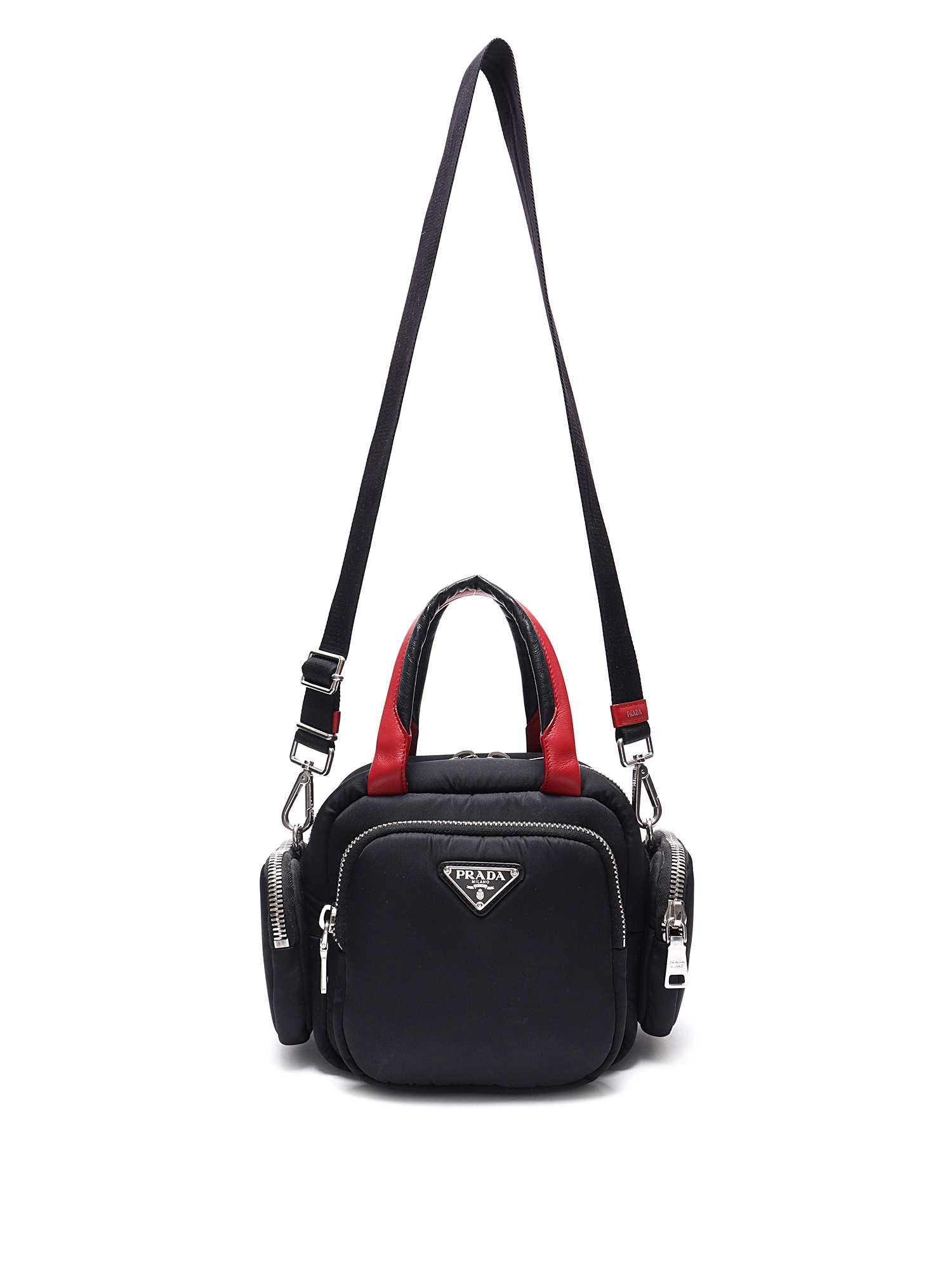 Prada tessuto handle best sale bag