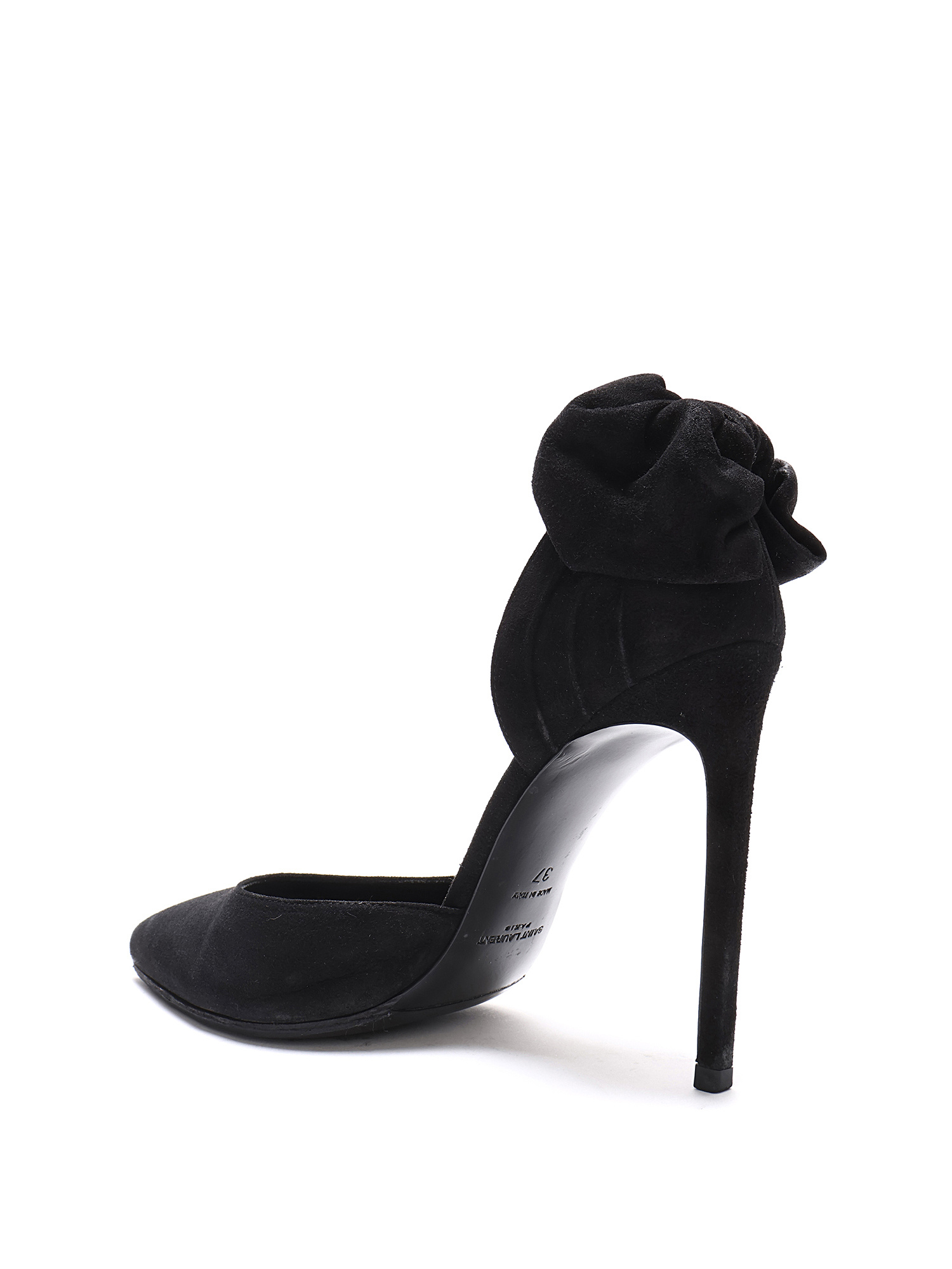 Ysl suede shop pumps