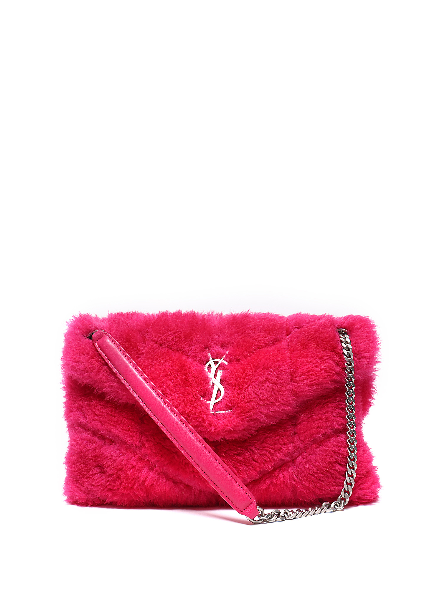 Yves Saint Laurent Sac en fourrure de m rinos rembourr e RUSE