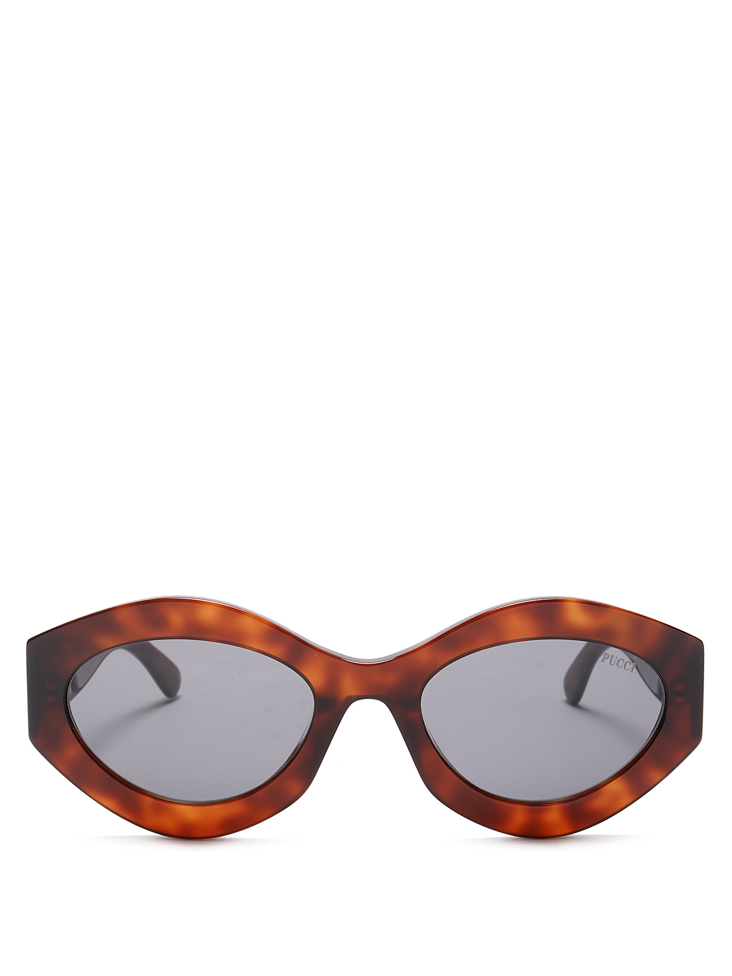 EMILIO PUCCI Lunettes de soleil ovales double poissons RUSE