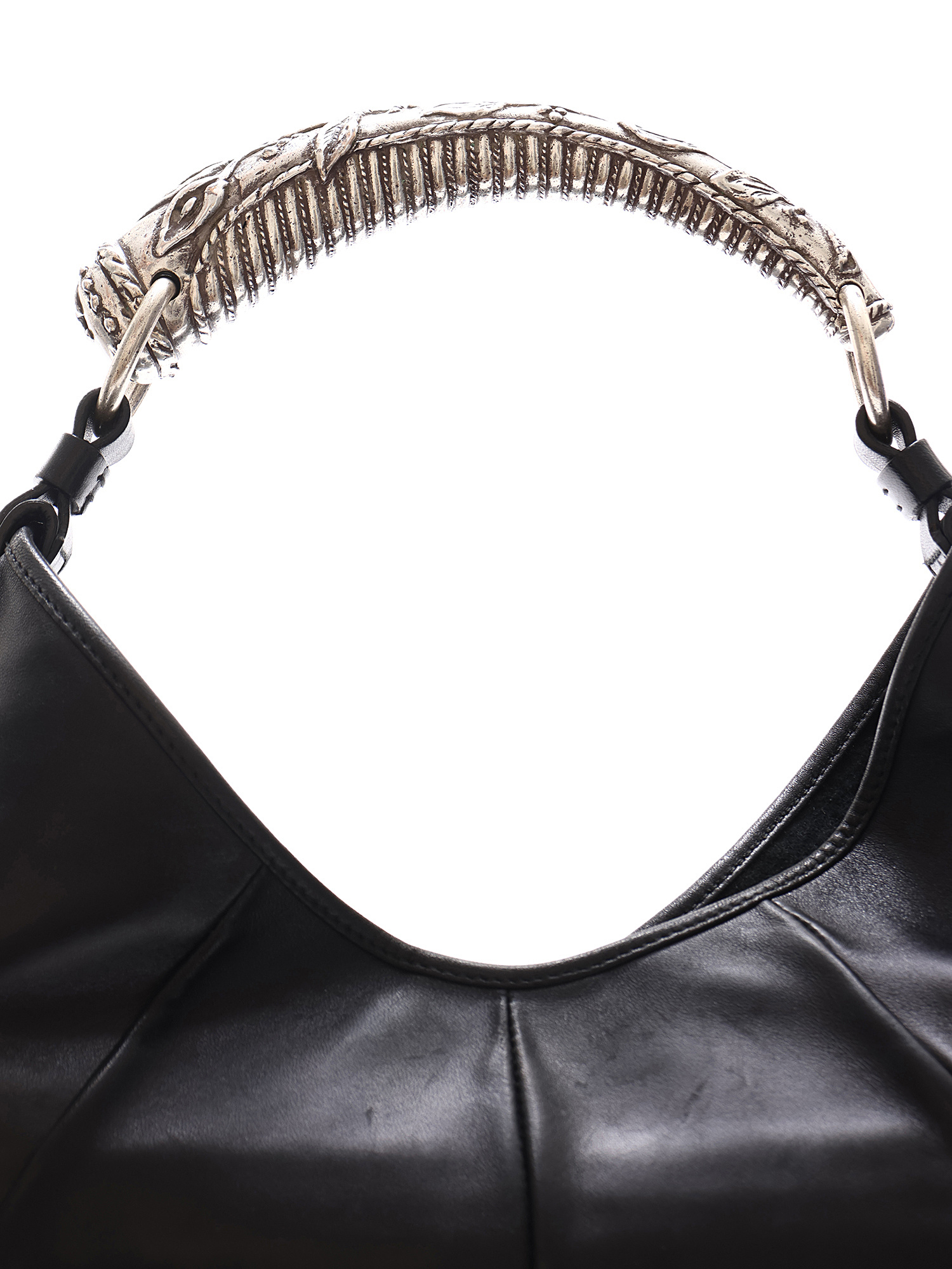 Yves Saint Laurent Rive Gauche Mombasa Leather Hobo Bag | RUSE Yves Saint Laurent Rive Gauche Mombasa Leather Hobo Bag | RUSE