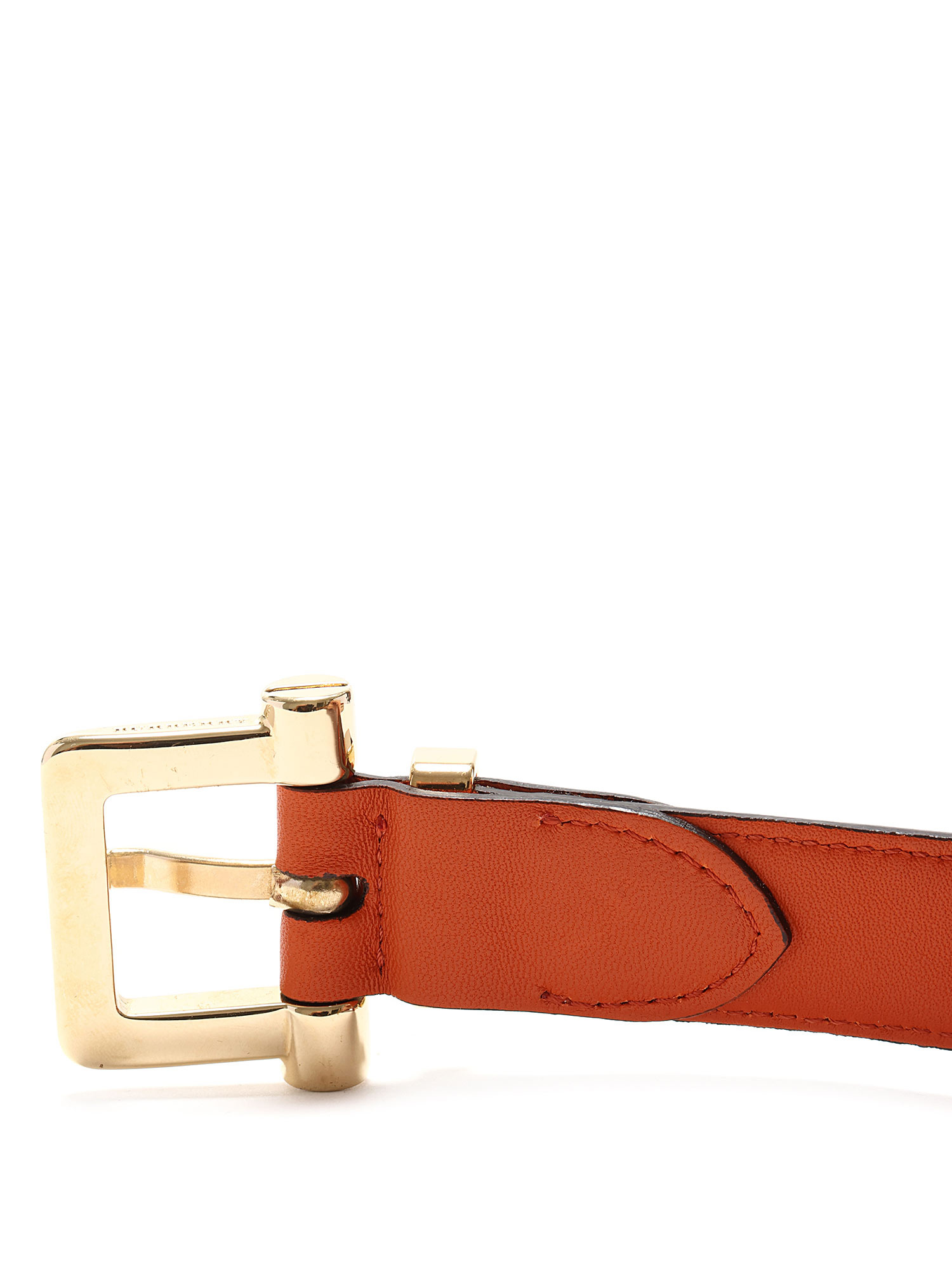 BURBERRY Haymarket Leather Belt RUSE
