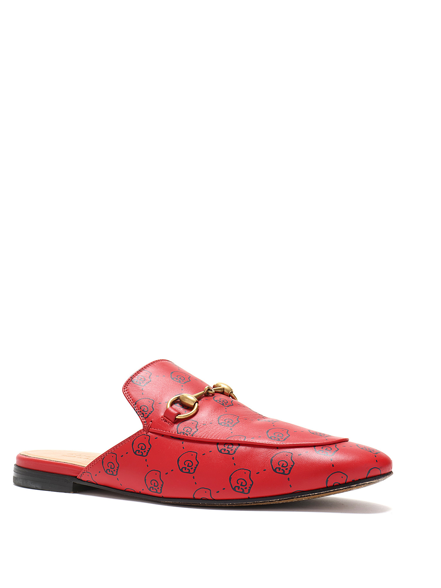 GUCCI Gucci Ghost Horsebit Leather Loafers RUSE