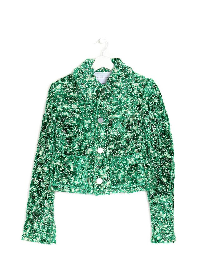 BOTTEGA VENETA Abstract Chenille Boucle Jacket