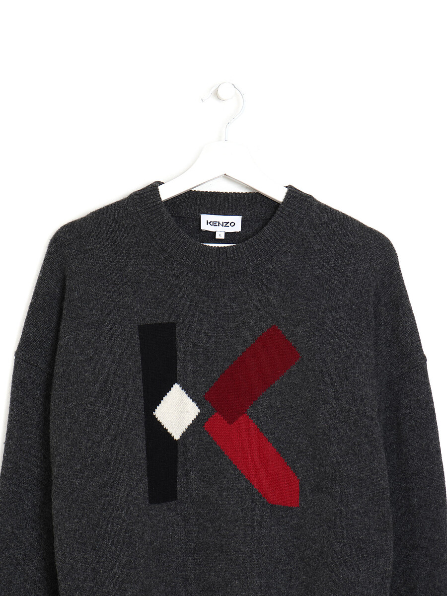 KENZO K Logo Intarsia Sweater RUSE