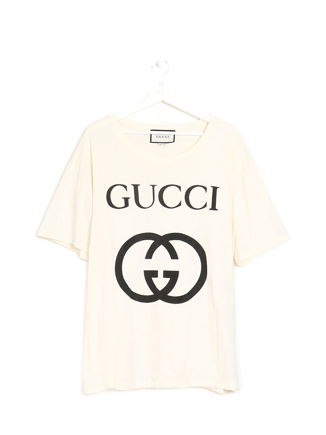 GUCCI T-shirt à Logo Graphique GUCCI T-shirt à Logo Graphique