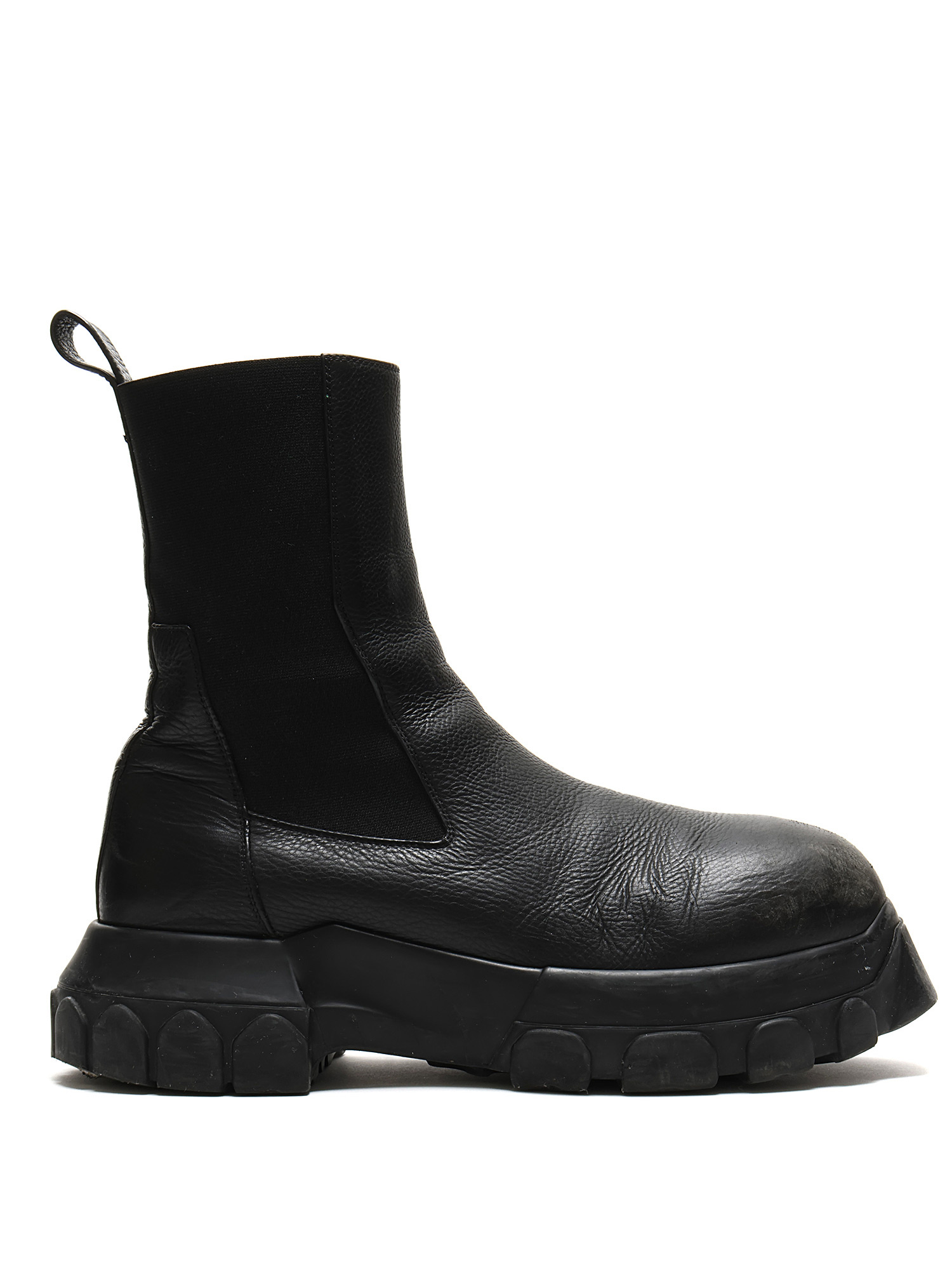 Rick Owens Mega Bozo Tractor Boots in Black | LN-CC