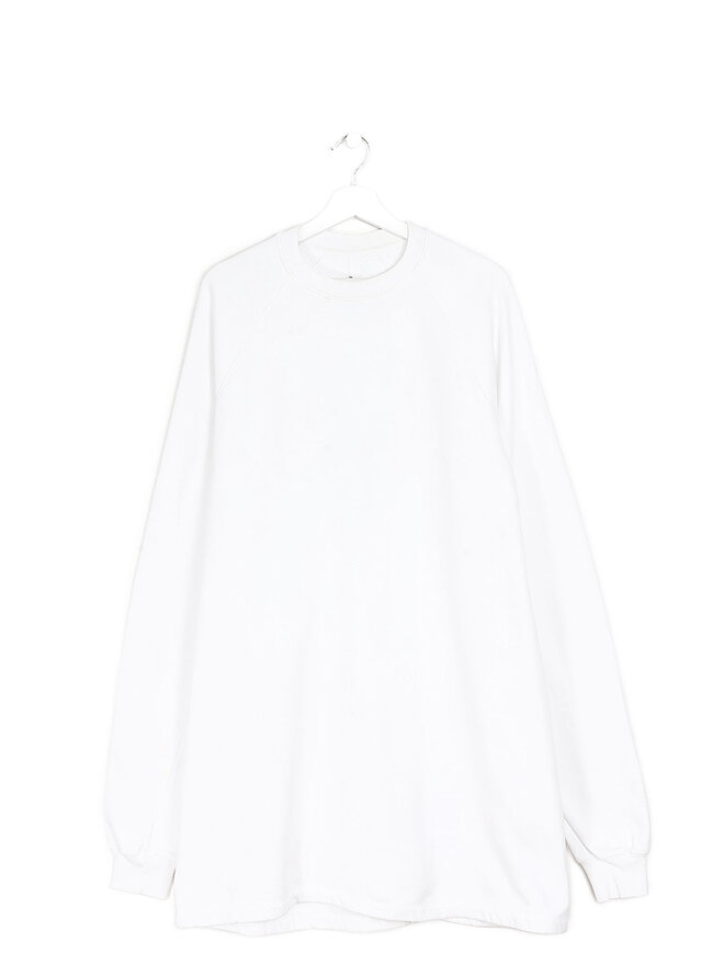 Rick Owens DRKSHDW Pull manches raglan blanc cassé Rick Owens DRKSHDW Pull manches raglan blanc cassé