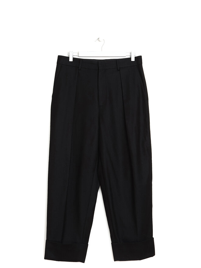 Juun.J Pantalon à Panneaux Contrastés en Laine