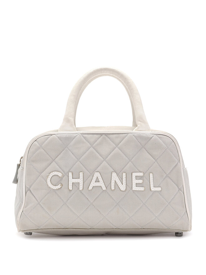 CHANEL Quilted Sport Small Bowler Bag