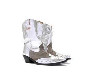 Junya Watanabe Studded Cowboy Ankle Boots | RUSE