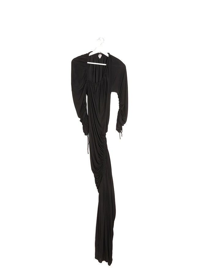 BOTTEGA VENETA Ruched Jersey Maxi Dress