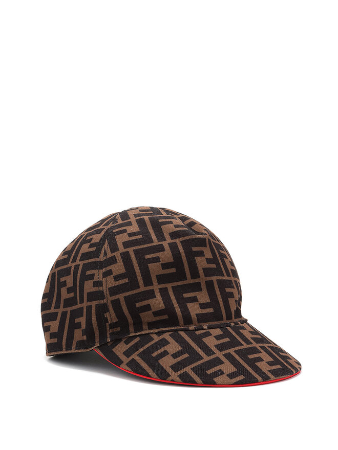 FENDI Zucchino Logo Pattern Baseball Cap