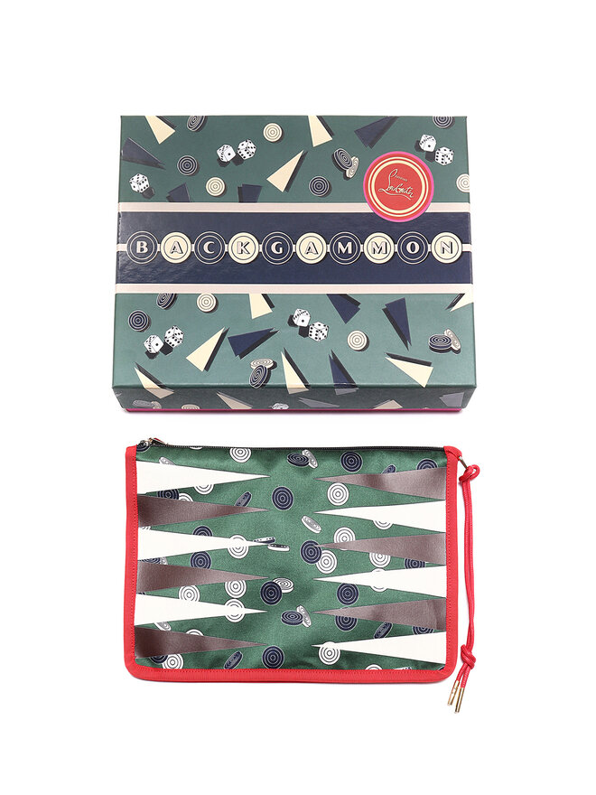 Christian Louboutin Ensemble de Backgammon Géométrique Christian Louboutin Ensemble de Backgammon Géométrique