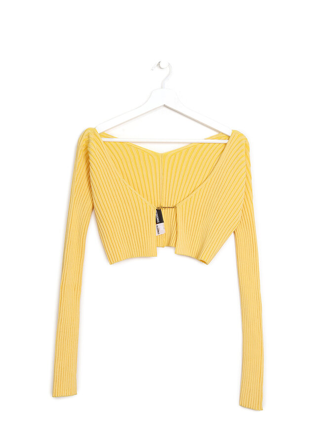 JACQUEMUS La Maille Pralu Rib Knit Top