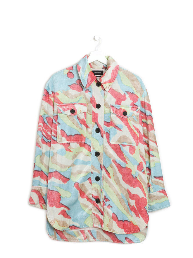 ISABEL MARANT Hacayo Camouflage Jacket