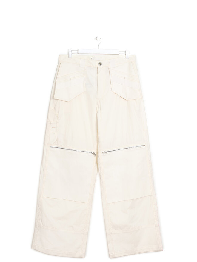 DION LEE Paneled Wide-Leg Cargo Pants
