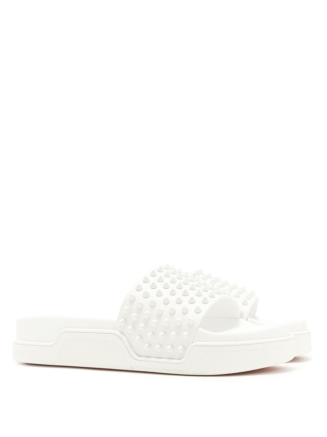 Christian Louboutin Loubi Flip Rubber Slides
