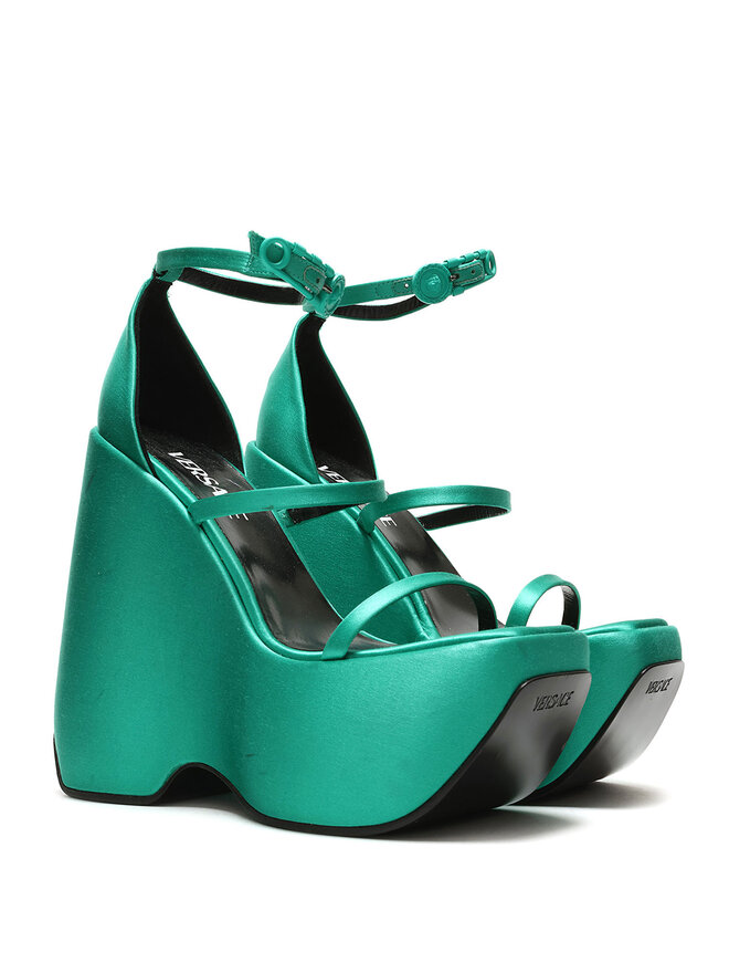 VERSACE Talons Platform Satin