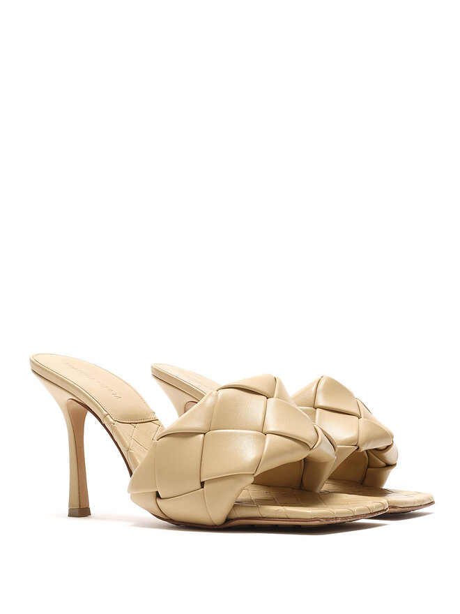 BOTTEGA VENETA Mules en cuir tissé Intrecciato