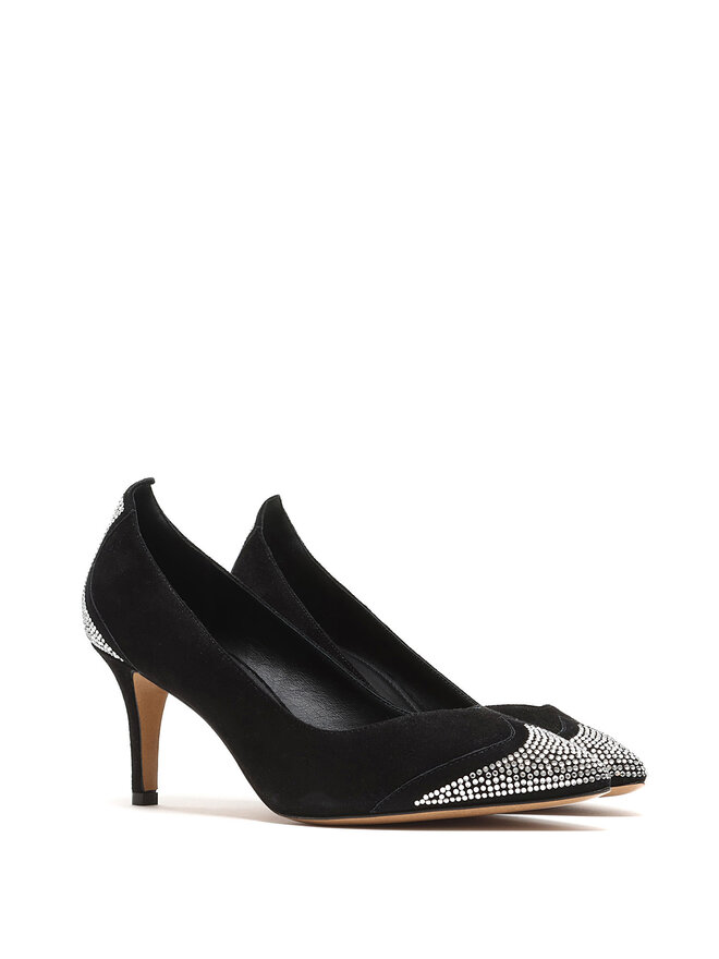 ISABEL MARANT Prasy Suede Crystal Pumps