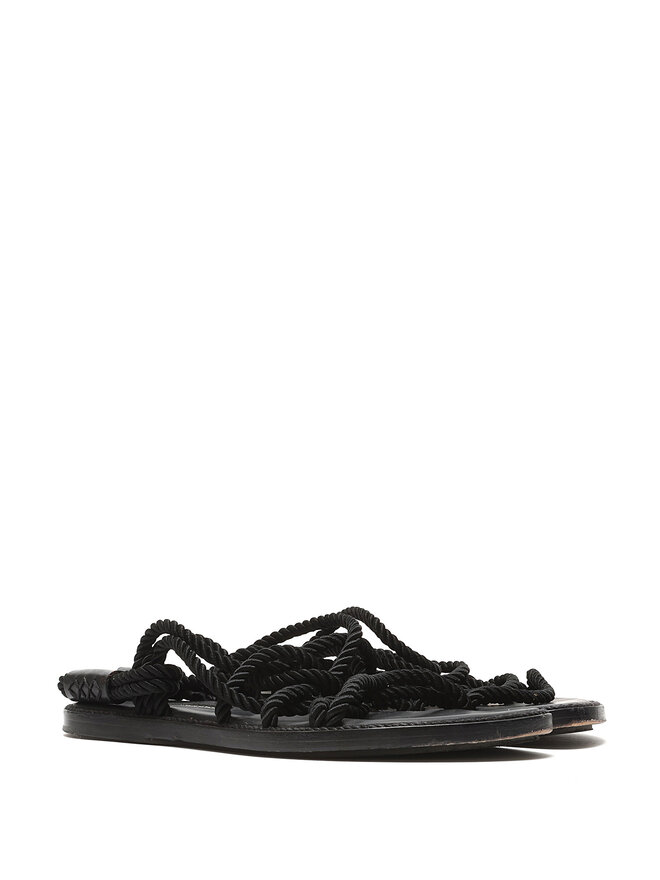 ANN DEMEULEMEESTER Ann Demeulemeester Tucson Nero Rope Sandals