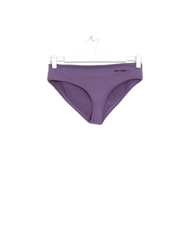 MIU MIU Culotte en Cachemire Extensible Miu Miu MIU MIU Culotte en Cachemire Extensible Miu Miu