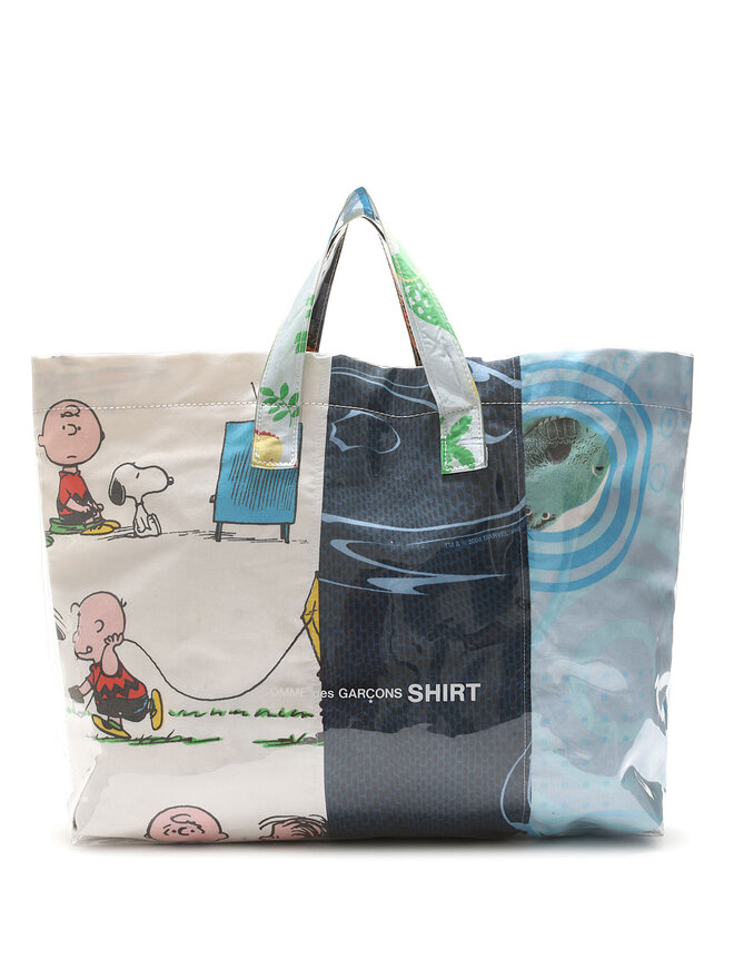 COMME des GARÇONS SHIRT Comic Character Print Canvas Tote